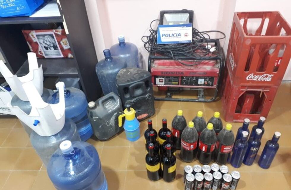 En una escuela rural intentaban realizar una fiesta clandestina