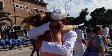 Visita de los familiares a los aspirantes