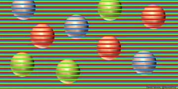 ¿De qué color son las esferas? La ilusión óptica que obliga al cerebro a \
