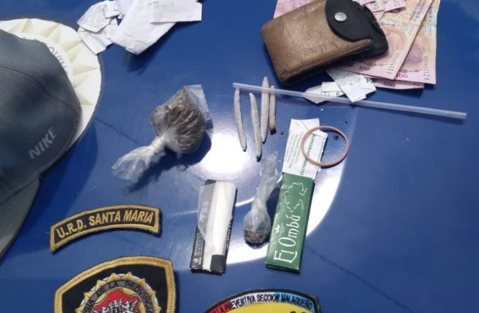 Dos detenidos por tenencia de estupefacientes: uno de ellos es menor de edad