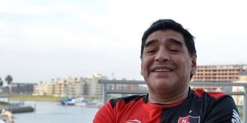 Rosario se prepara para recibir a Diego Maradona\u002E (Twitter)