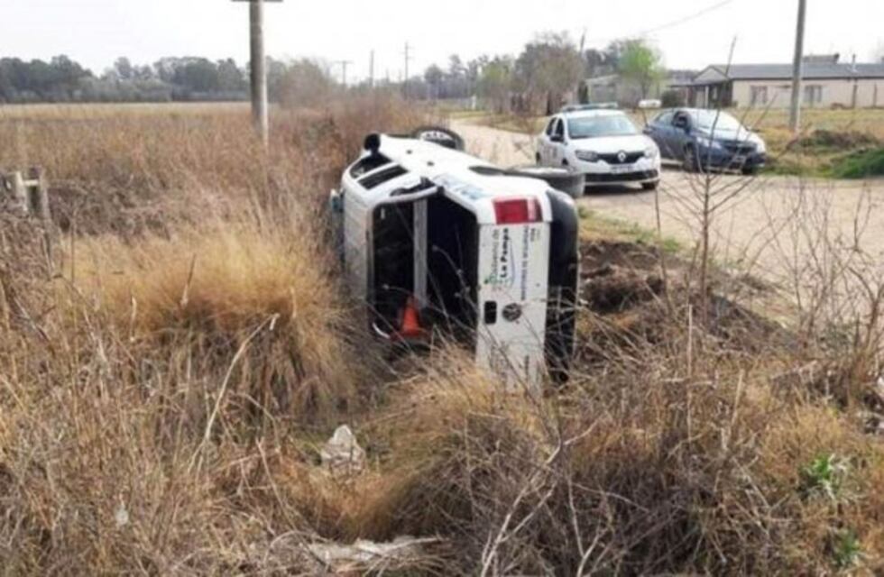 Volcó una camioneta policial en General Pico tras un tiroteo y persecución