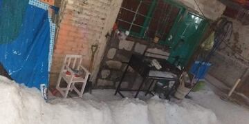 Granizo en Salta (Foto tomada de La Gaceta)