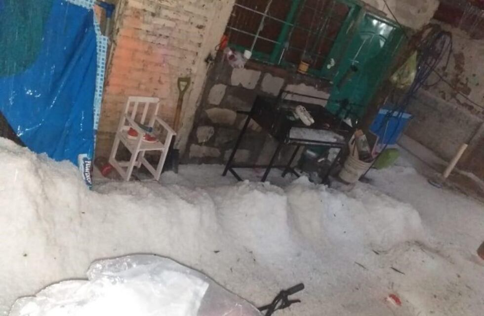 La lluvia llegó a Salta con granizo, inundaciones y vientos fuertes