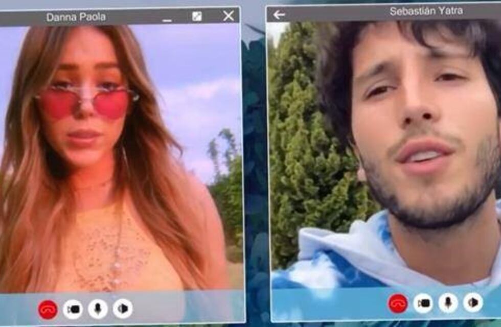 Sebastián Yatra publicó su primera foto junto a Danna Paola, tras los rumores de romance: "Creo que es la única foto que tenemos en persona"