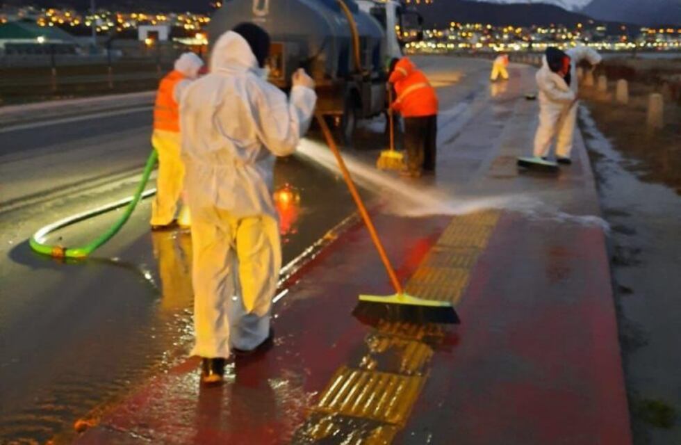 La Municipalidad de Ushuaia realizó tareas de embellecimiento