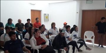 Capacitación en Seguridad en el Polideportivo Municipal (prensa municipal)