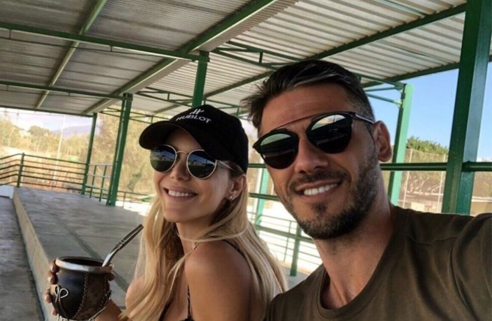 Evangelina Anderson realizó un posteo especial para Demichelis por su aniversario de casados