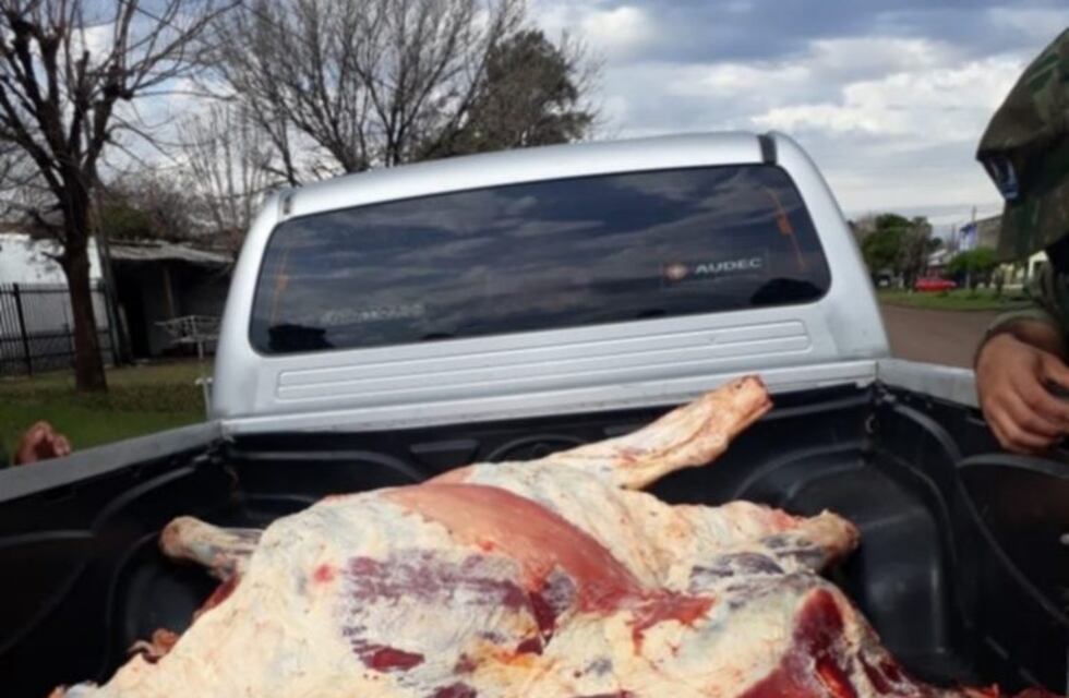 Incautaron importante cantidad de carne no apta para consumo