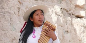 Micaela Chauque en Encuentro de mujeres cantoras en Tilcara