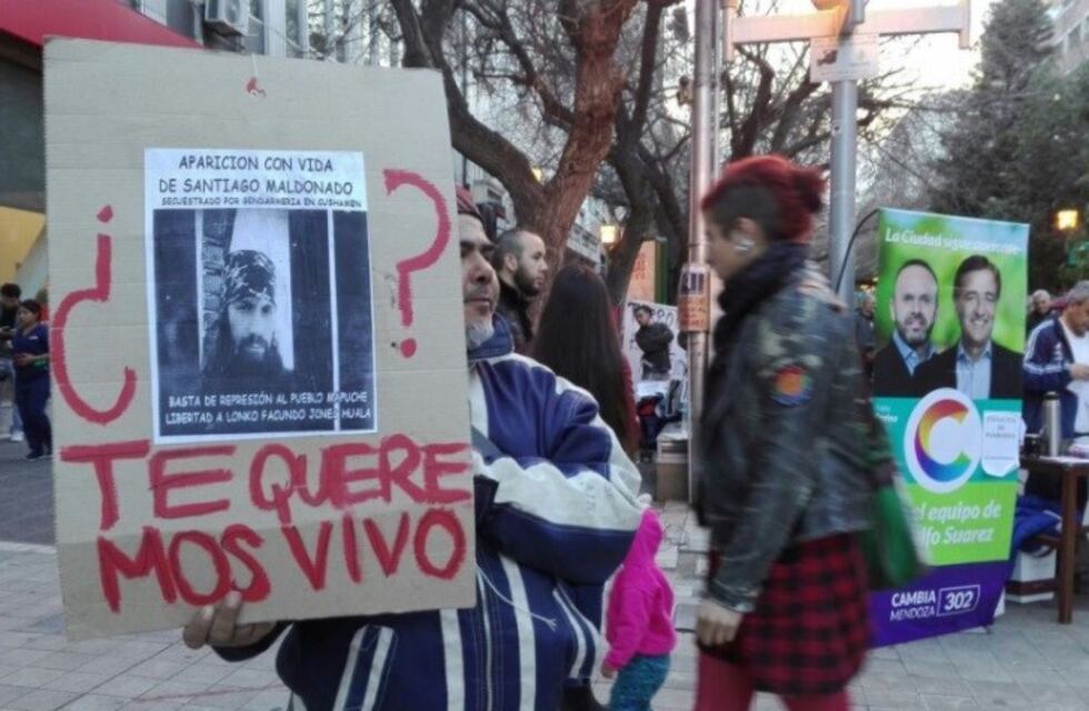 Mendoza pidió por la aparición de Santiago Maldonado