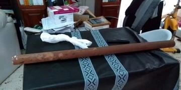 El ataque fue con una maza\u002E