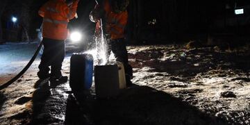 Agua en el Barrio Dos Banderas