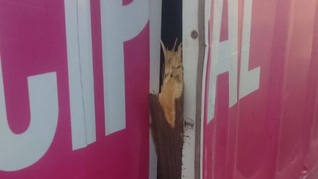 El móvil de castración de mascotas de la Municipalidad fue vandalizado en barrio 16 de noviembre\u002E (Prensa Municipalidad)