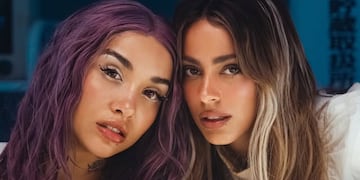 ¿Hubo beso? La picante escena de Tini Stoessel y María Becerra en el videoclip de “Hasta que me enamoro”