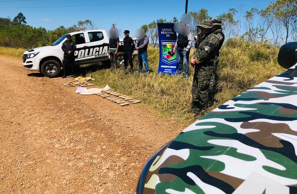 Paraje Dos Hermanas: Hallaron droga escondida entre malezas