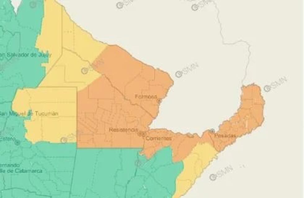 Nuevamente Misiones se encuentra bajo alerta naranja por tormentas
