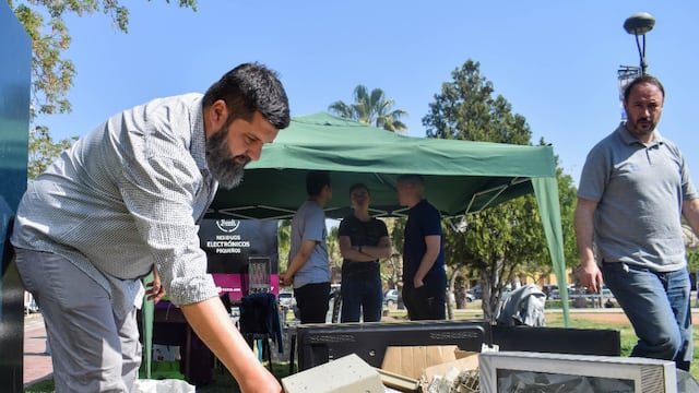 Godoy Cruz dispuso el Polo Ambiental Güemes para la recepción de residuos electrónicos (RAEE). Trabajan de lunes a viernes de 8 a 17. Gentileza Municipalidad de Godoy Cruz