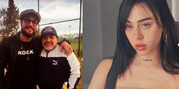 Daniel Osvaldo criticó los dichos de Nicki Nicole sobre Diego Maradona.