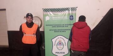 el ladrón resultó con el tobillo fracturado tras intentar robar a una joven