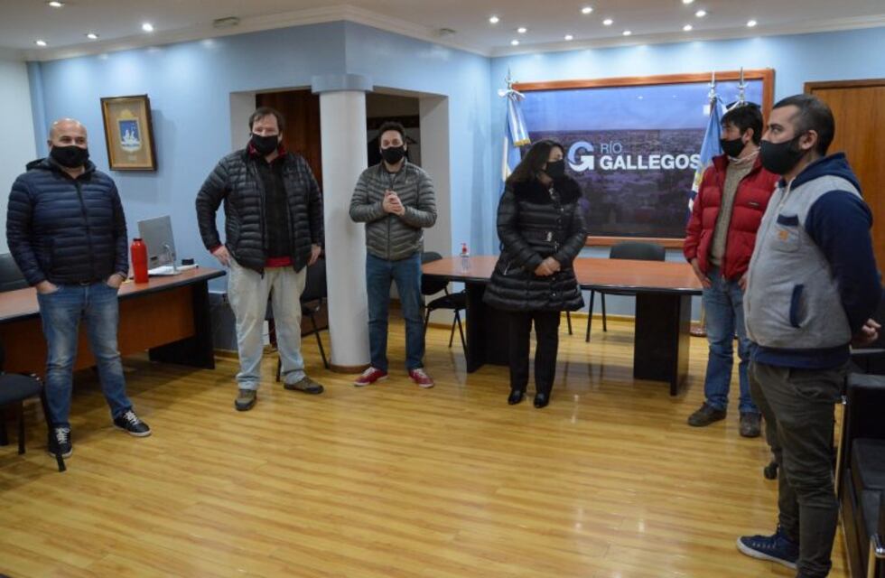 Reunión entre el intendente y los comerciantes