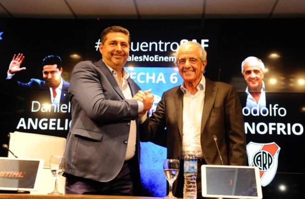 Angelici y D'Onofrio, con un fuerte mensaje antiviolencia antes de Superclásico