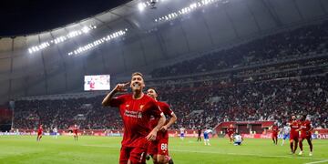 Liverpool venció sobre la hora 2-1 a Monterrey y es finalista del Mundial de Clubes\u002E (REUTERS)