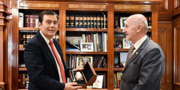 El gobernador recibió al cónsul de Paraguay en el NOA\u002E