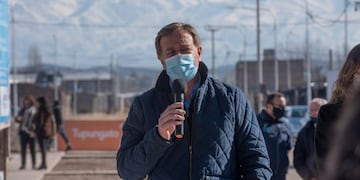 Rodolfo Suarez, gobernador de Mendoza\u002E Foto: Prensa Gobierno\u002E