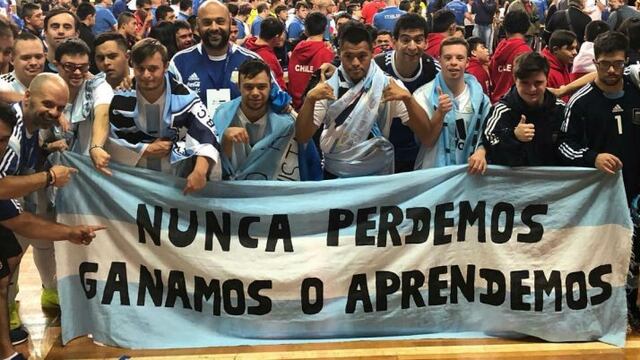 Selección Argentina de Futsal Síndrome de Down. Imagen ilustrativa.