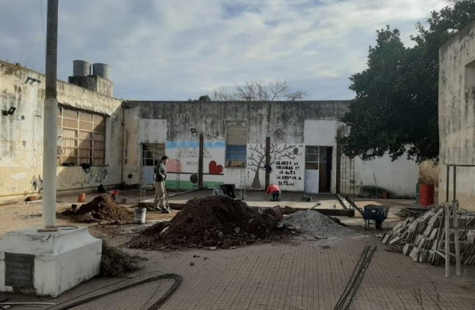 Comenzaron las obras en establecimientos educativos