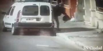 El robo quedó registrado en las cámaras del Municipio\u002E (Captura)