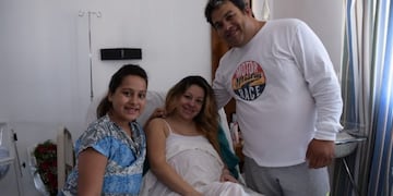 Los trillizos puntanos\u002E Foto: El Diario de la República\u002E