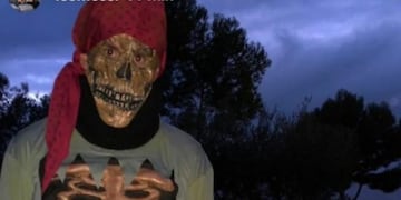 Messi en Halloween