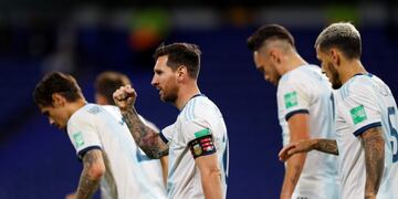 La Selección Argentina enfrentará a Paraguay en La Bombonera\u002E (Agustin Marcarian/Pool via AP)