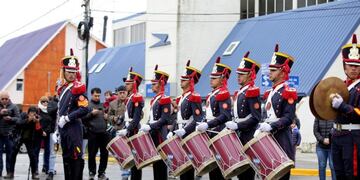 Presentación de la Fanfarria Militar del Alto Perú en Rio Grande