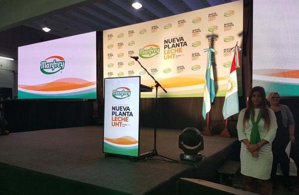 Manfrey inauguró su planta y la Provincia prometió inversiones en caminos