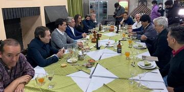 Evo Morales y Alberto Fernández cenaron esta noche en La Quiaca, Jujuy