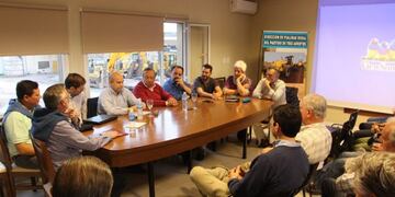 Carlos Sánchez se reunió con su gabinete ( foto: Prensa Municipal)