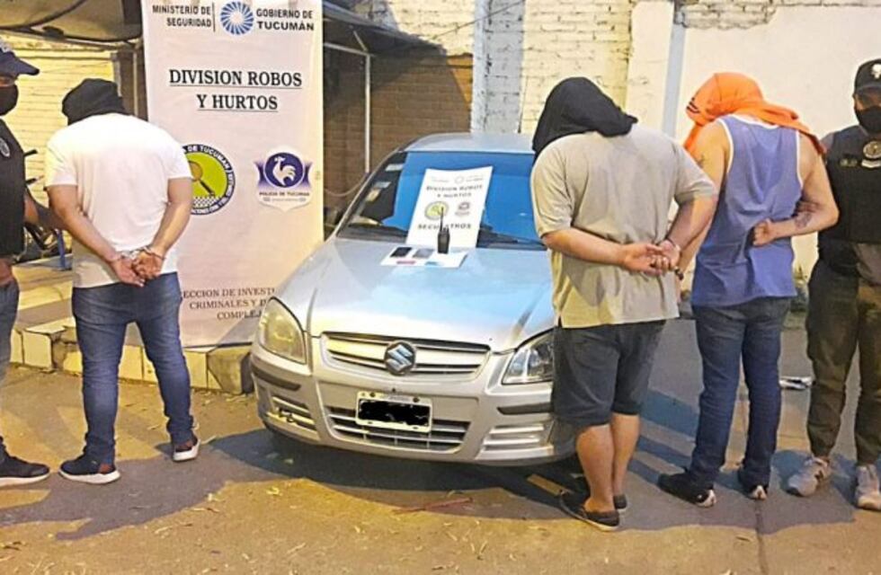 Tres hombres fueron detenidos por robos con inhibidores de alarmas