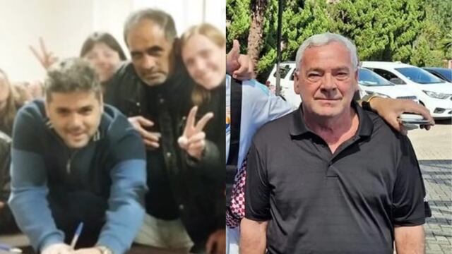 Izquierda: Facundo Albini, el concejal massista, junto a Julio "Chocolate" Rigau. Derecha: Claudio Albini, subdirector de personal de la Cámara Baja bonaerense. Foto: El Día La Plata