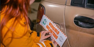 Control de tránsito en Ushuaia