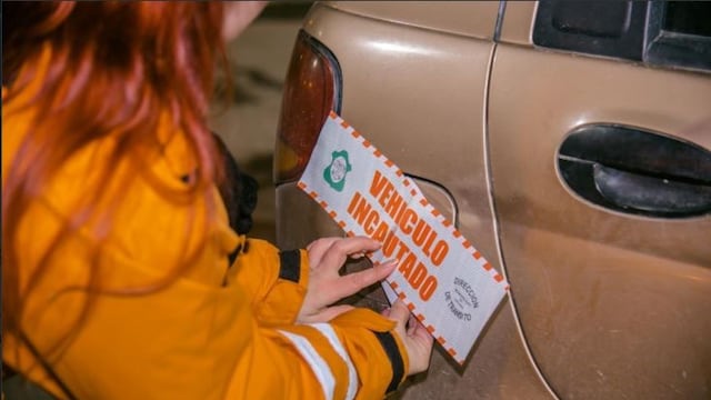 Control de tránsito en Ushuaia