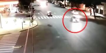 Así huía Eugenio Veppo (Captura TV)