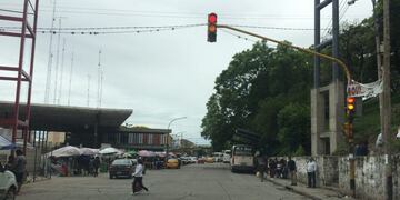 Calle Iguazú, en San Salvador de Jujuy