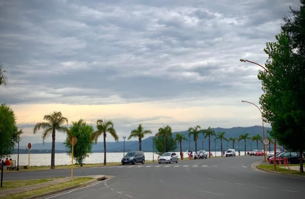 Domingo fresco y nublado en Carlos Paz