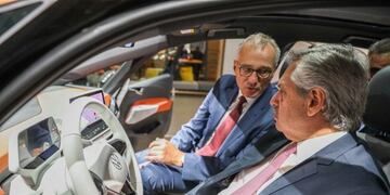 El Presidente se reunió con ejecutivos de Volkswagen\u002E (crédito: presidencia)
