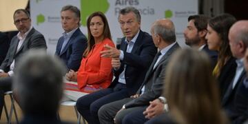 Macri junto a Vidal y el gabinete de Buenos Aires\u002E
