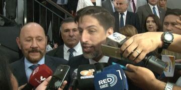 Nicolás Trotta inauguró el ciclo lectivo con el gobernador GIldo Insfrán