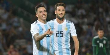 Renzo Saravia y Franco Vázquez están en esta verdadera selección de Belgrano con jugadores actuales y muchos de los ídolos que juegan afuera